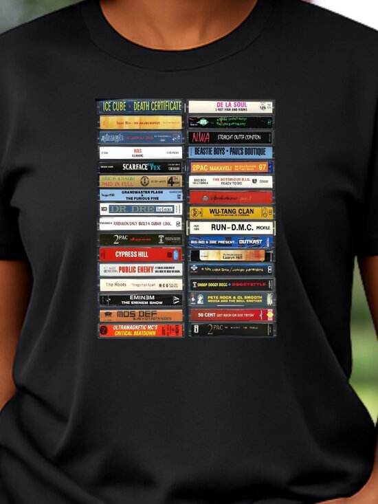 The Unbranded Brand Tops - "Classic Tapes" Hip Hop Graphic Tee